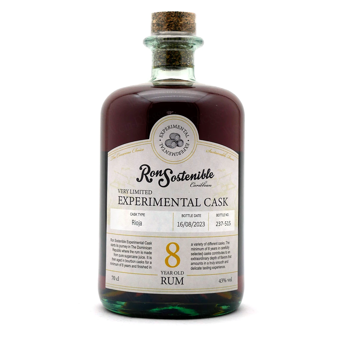 Ron Sostenible | RIOJA Experimental Cask 8 Jahre Ron Sostenible | RIOJA Experimental Cask 8 Jahre
