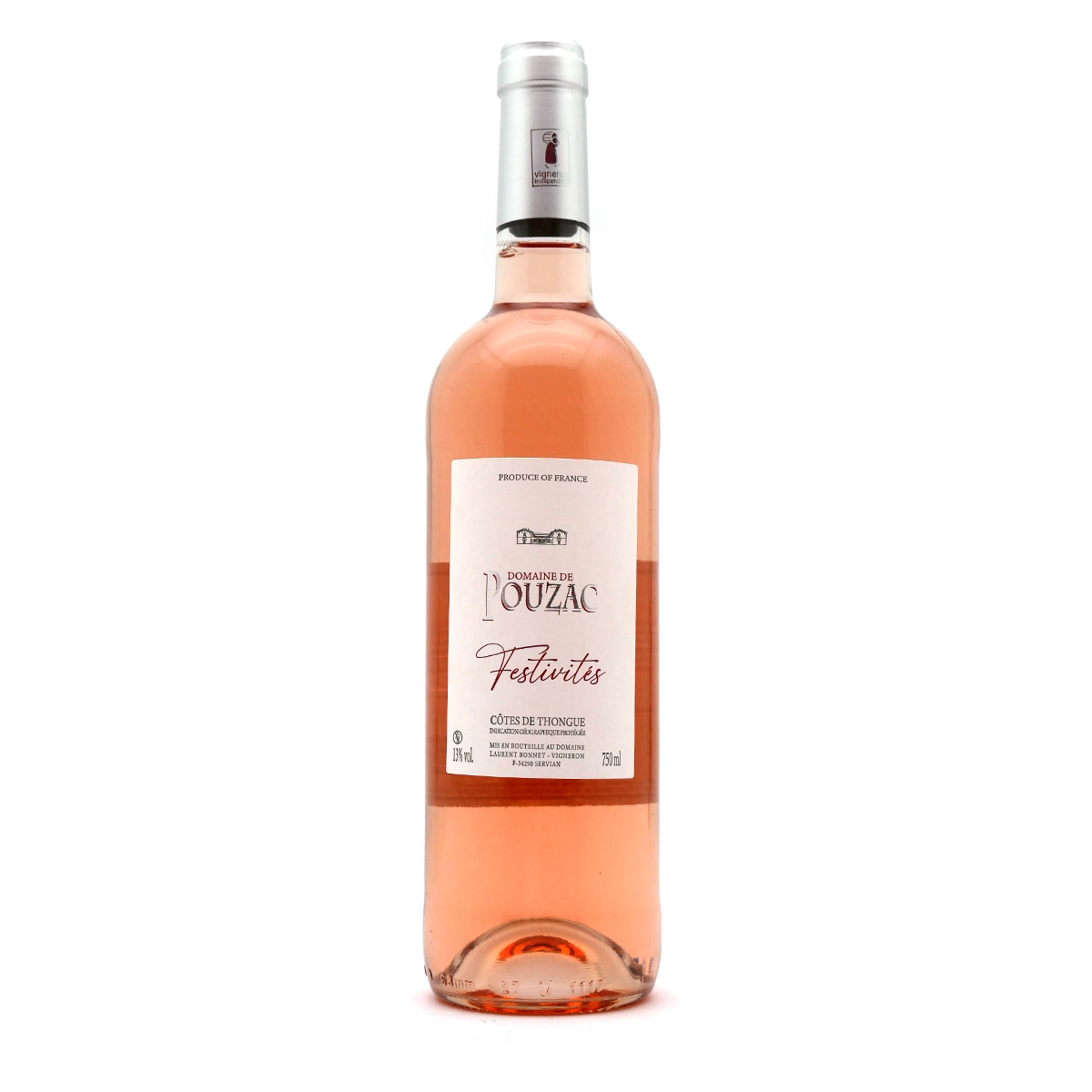 FESTIVITÉS Rosé IGP Cotes de Thongue - Pouzac
