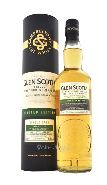Glen Scotia Single Cask Selection No.152 2005 - 2017