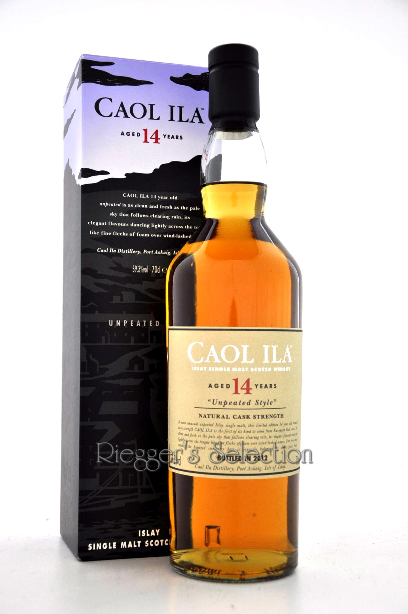 Caol Ila 14 Jahre Unpeated Style 59,3 % -Bottled 2012-