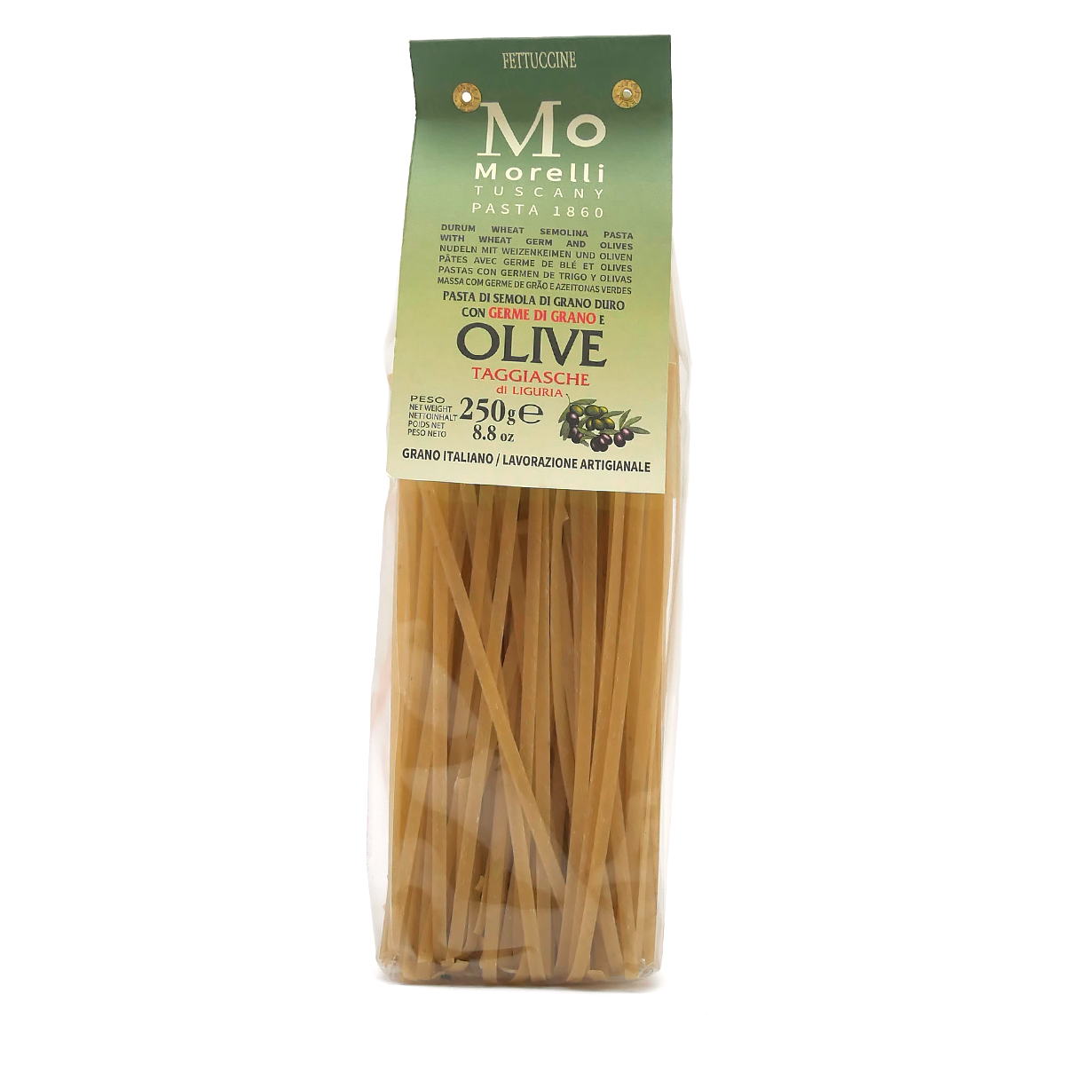 Bandnudeln, Hartweizengrieß, Oliven, Pasta, 250 g