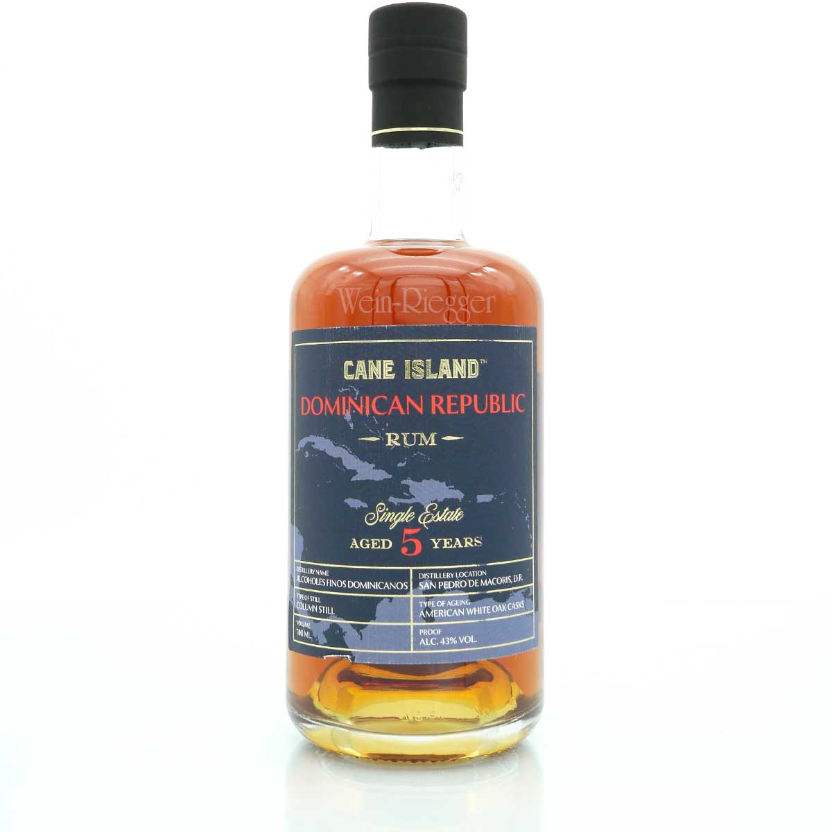 Cane Island DOMINICAN REPUBLIC Aged 5 Jahre Single Estate Rum