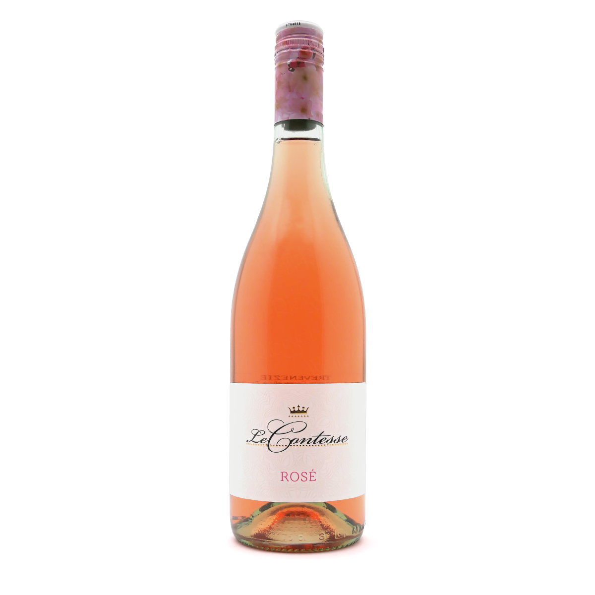 Roséwein, Weinflasche, Glasflasche, Schraubverschluss, Roséfarben
