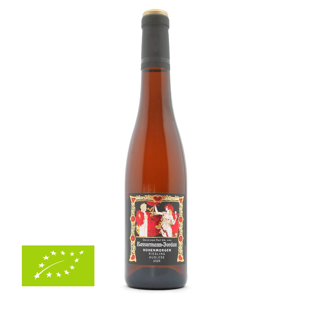 weinhals, gläserner flasche, rosé?, ---