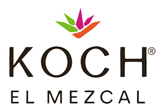 Mezcal, KOCH, Markenlogo, Buntes Emblem