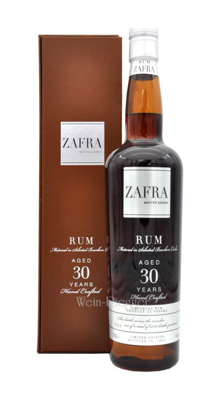 Zafra Master Series Rum 30 Jahre 40% vol