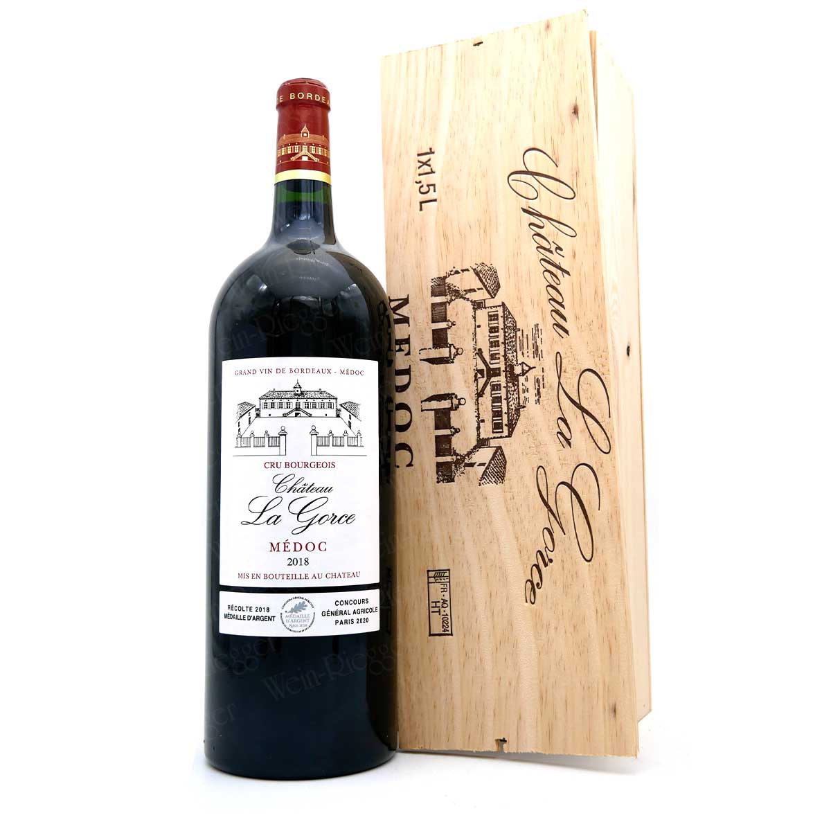 Magnum Château La Gorce Médoc AOC 2018 Cru Bourgeois