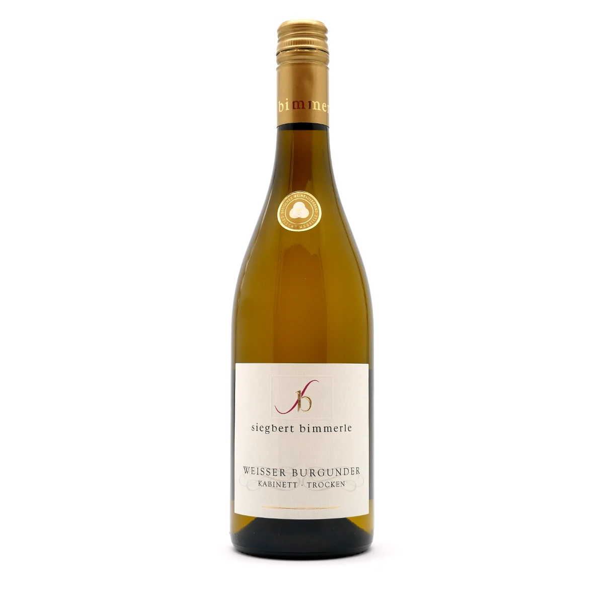 WEISSER BURGUNDER Kabinett trocken - Siegbert Bimmerle WEISSER BURGUNDER Kabinett trocken - Siegbert Bimmerle
