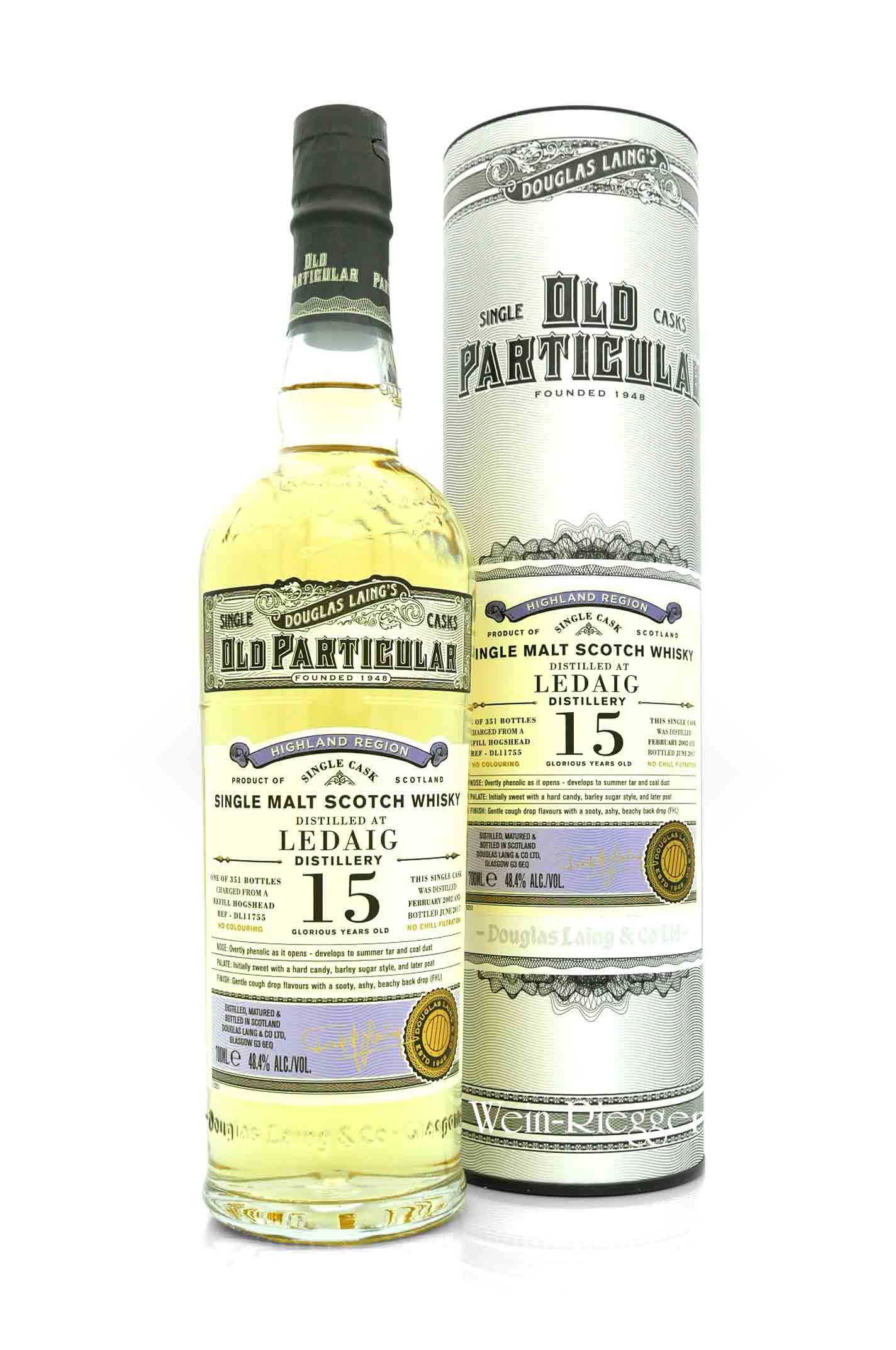 Ledaig 15 Jahre Old Particular Douglas Laing 2002 - 2017