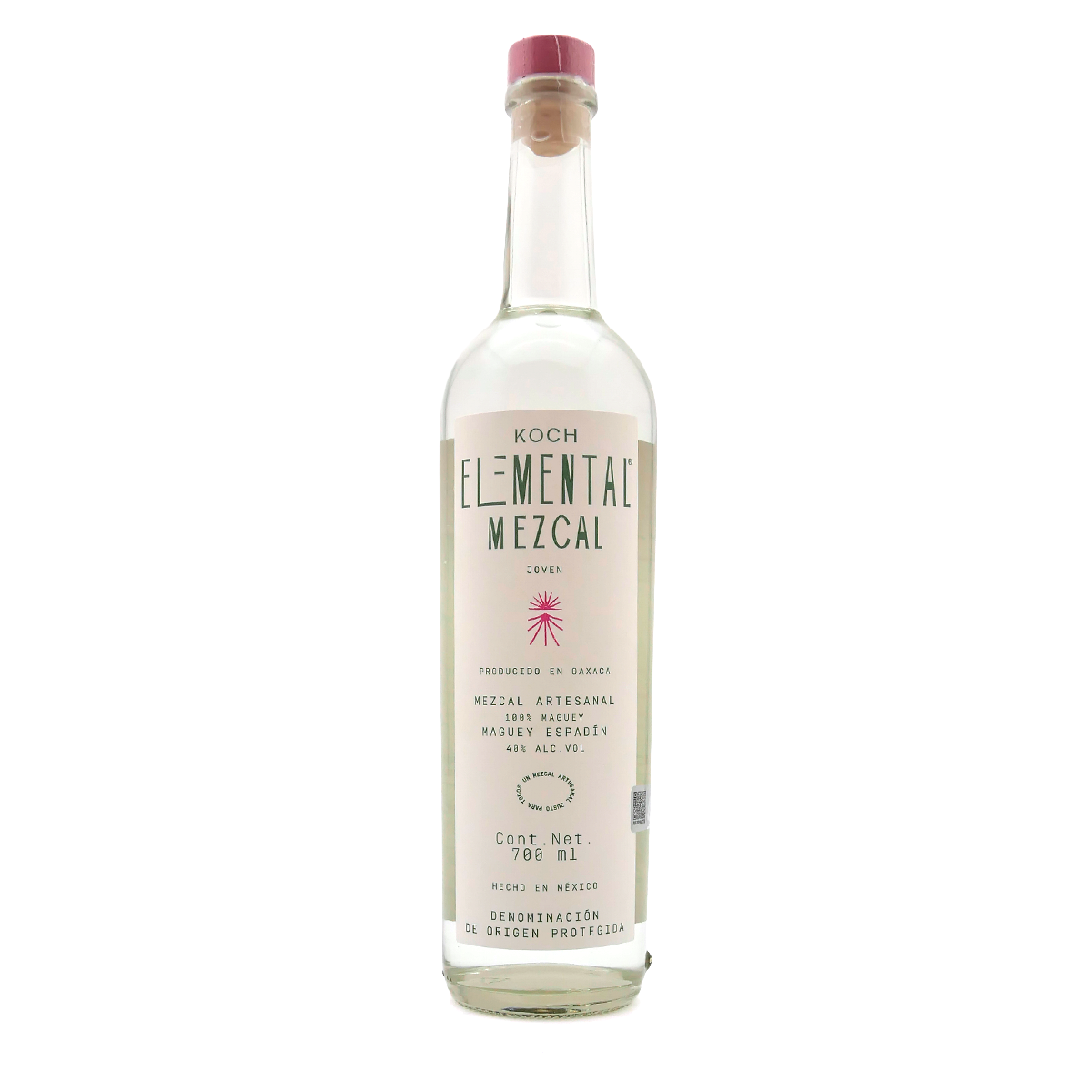 Mezcal, Spirituose, Glasflasche, Espadín-Agave, 700 ml