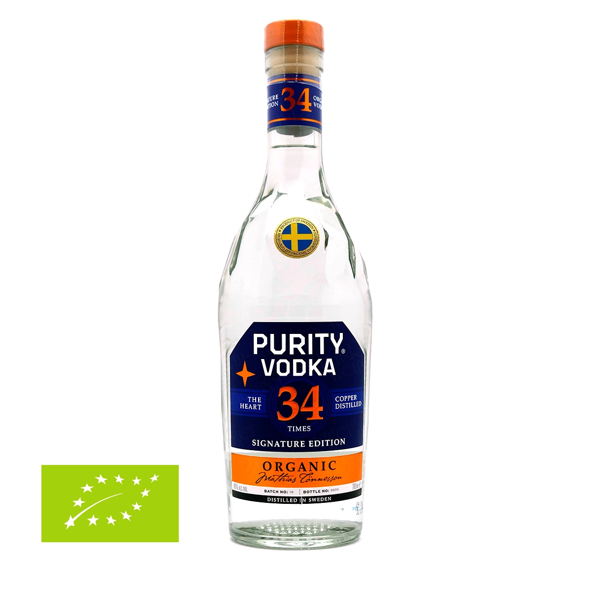 Purity Vodka SIGNATURE 34 EDITION Organic