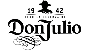 Tequila, Don Julio, Flasche Etikett, Schwarzer Hut Silhouette, 42% ABV
