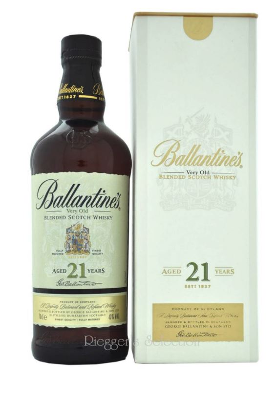ballantines-21-06179 Ballantines 21 Jahre Blended Scotch Whisky Very Old