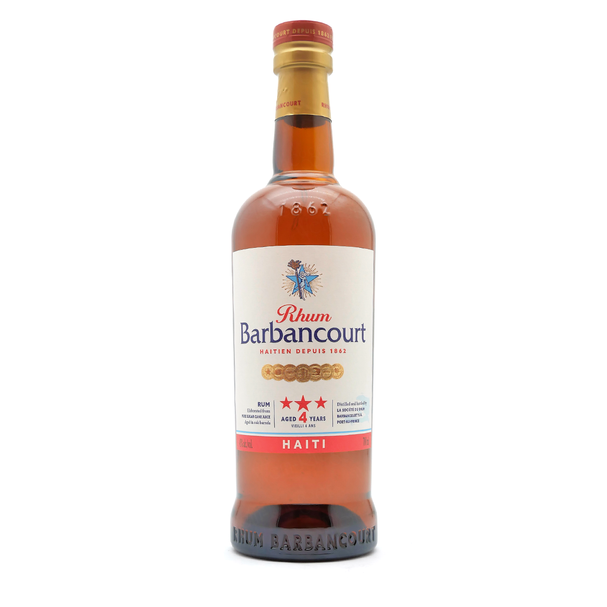 BARBANCOURT Haiti Rhum 4 Jahre Three Stars