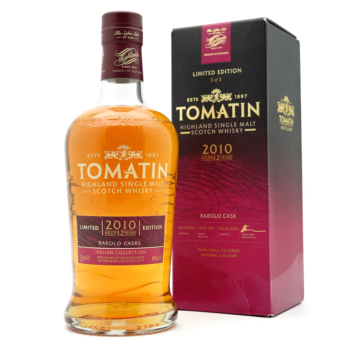 Tomatin 12 Jahre Barolo 2010/2023 Tomatin 12 Jahre Barolo 2010/2023