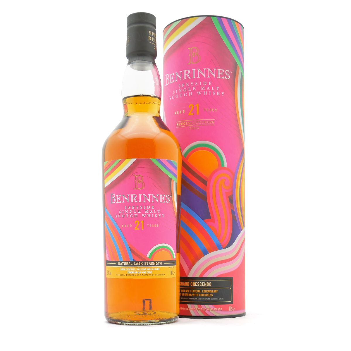Whisky, Single Malt, Alter 21 Jahre, BenRinnes, Naturcaskenstärke
