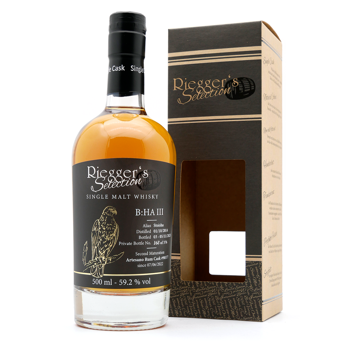 B:HA 3 - Stoisha 2014 - Riegger's Selection (59,2 % vol) B:HA 3 - Stoisha 2014 - Riegger's Selection (59,2 % vol)