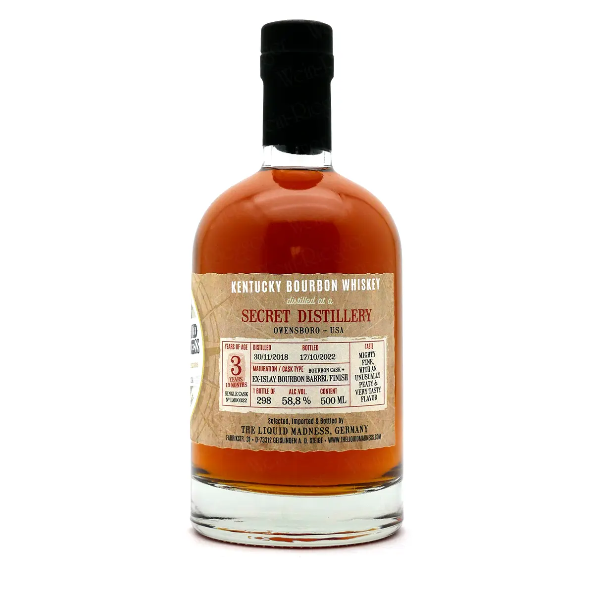 Kentucky Bourbon 'Find No. 5' 3 Jahre | The Liquid Madness 58,8 % vol