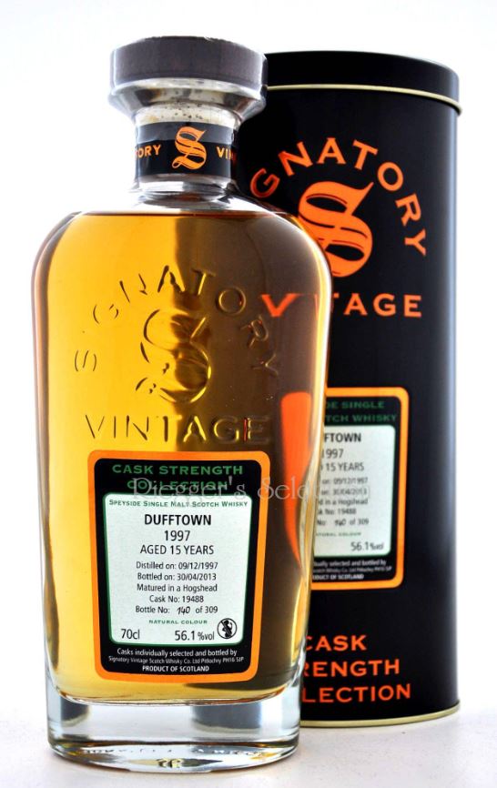 signatory-dufftown-1997-15-04346 Dufftown 15 Jahre 1997-2013 Signatory Vintage Cask Strength Collection 56,1 % Cask 19488