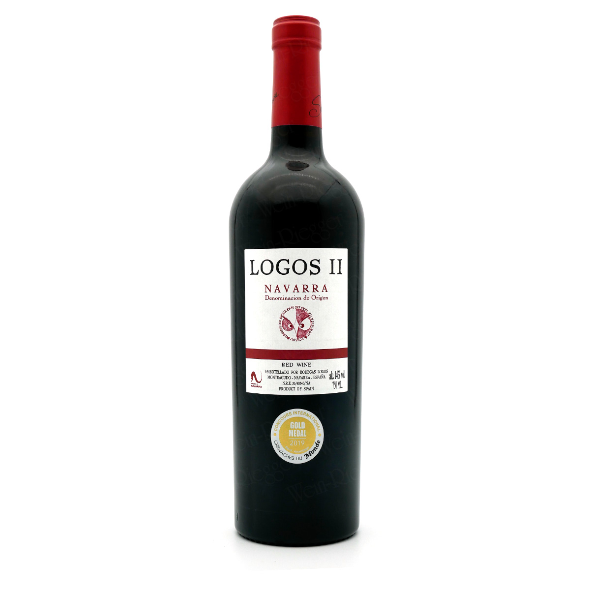 Logos_II-Navarra_DO-01212 Logos II Tinto 2015 DO Navarra - Benito Escudero