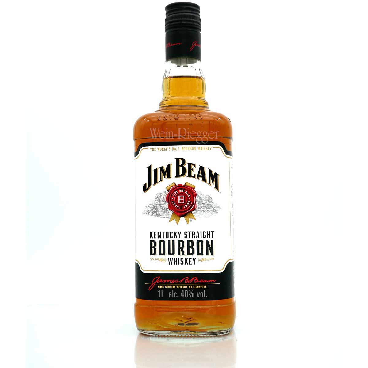 Jim Beam Kentucky Straight Bourbon | 1 Liter