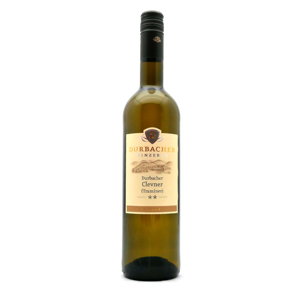 Weißwein, Durbacher, Clevner, Traminer, Flasche