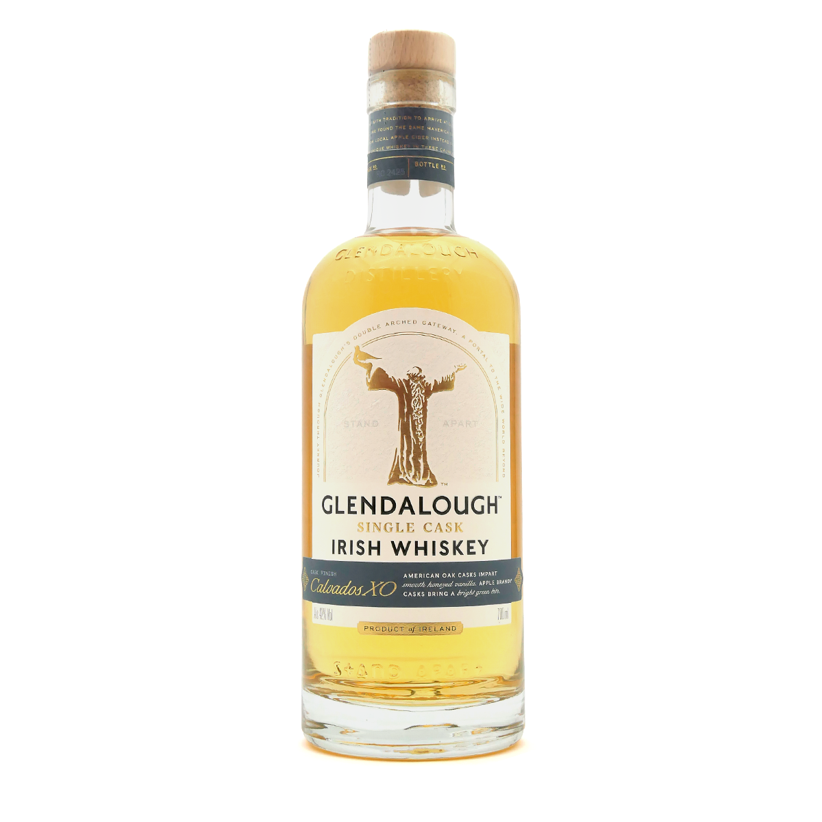 Irish whiskey, Single malt, Glendalough, golden amber, Flasche