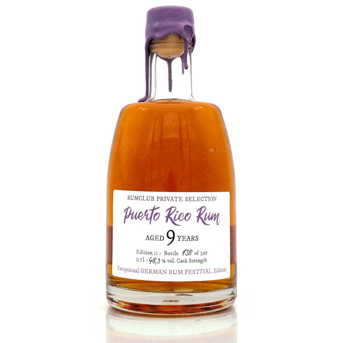 Puerto Rico Rum 9 Years - Rumclub Private Selection