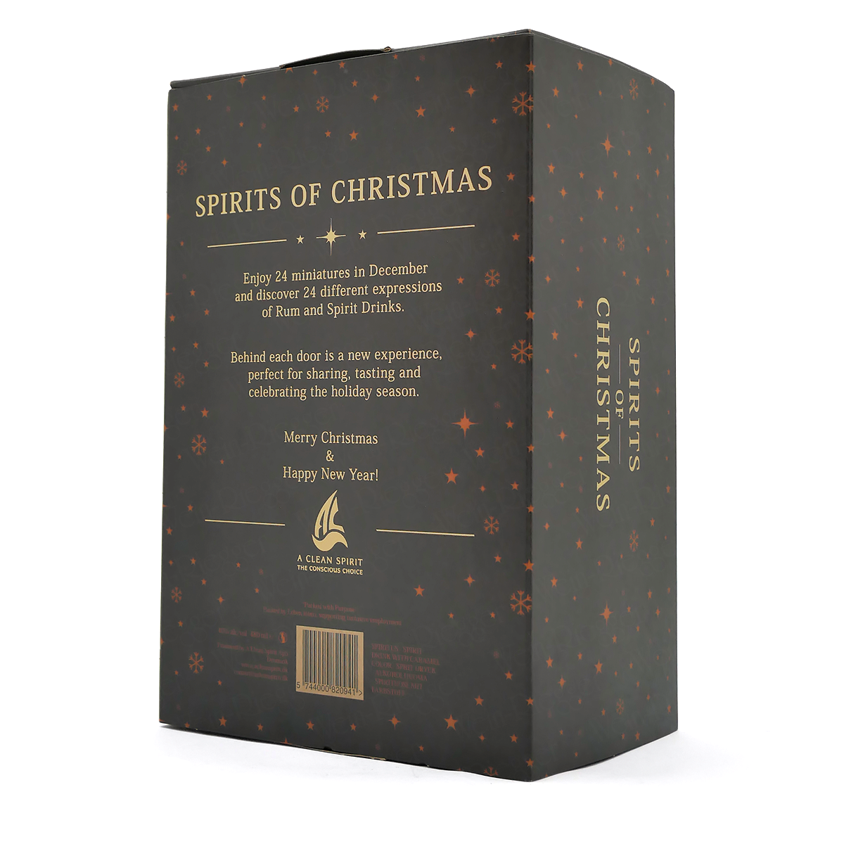 Weihnachten, Spirituosen, Box, Geschenk, Dekoration