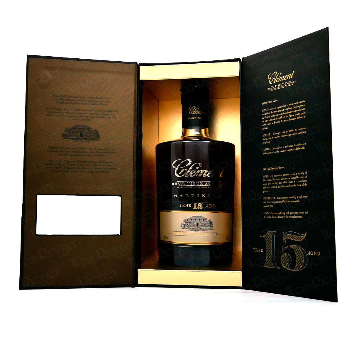 Clement_Rhum_Vieux_15_ans-08851 Clément 15 Jahre 42 % vol - Rhum Vieux Agricole