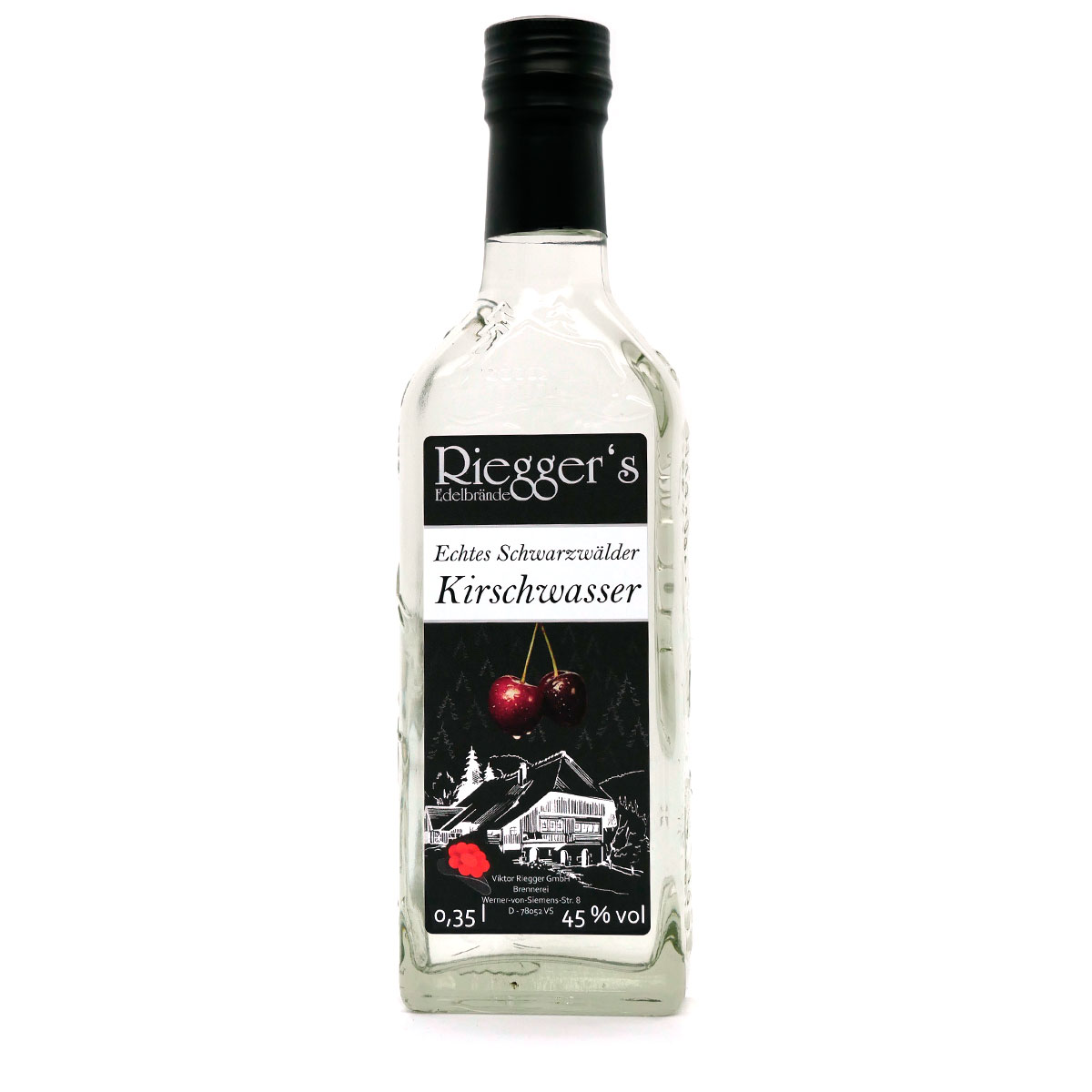 Echtes_Schwarzwaelder_Kirschwasser_350ml_Rieggers_Edelbraende-36519 Echtes Schwarzwälder Kirschwasser (Schwarzwaldflasche) - Riegger's Edelbrände