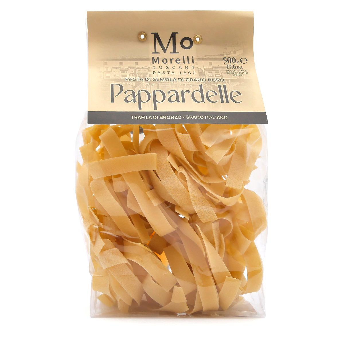 Pappardelle, Hartweizengrieß, Bronzeformen, Italienische Pasta, 500 g