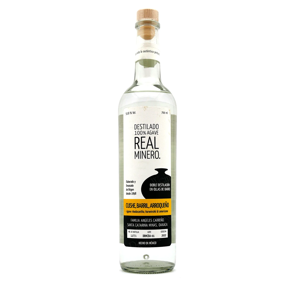 Real Minero CUISHE, BARRIL, ARROQUENO Mezcal Real Minero CUISHE, BARRIL, ARROQUENO Mezcal
