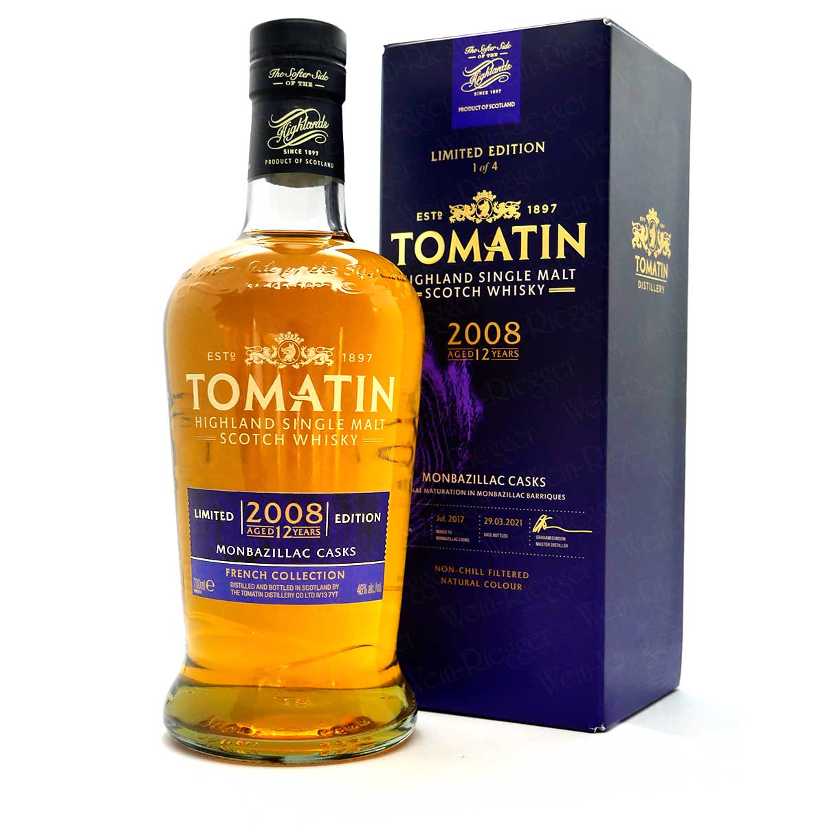 Tomatin_2008_12_Jahre_Monbazillac_Cask-09293 Tomatin 12 Jahre Monbazillac 2008/2021 | French Collection