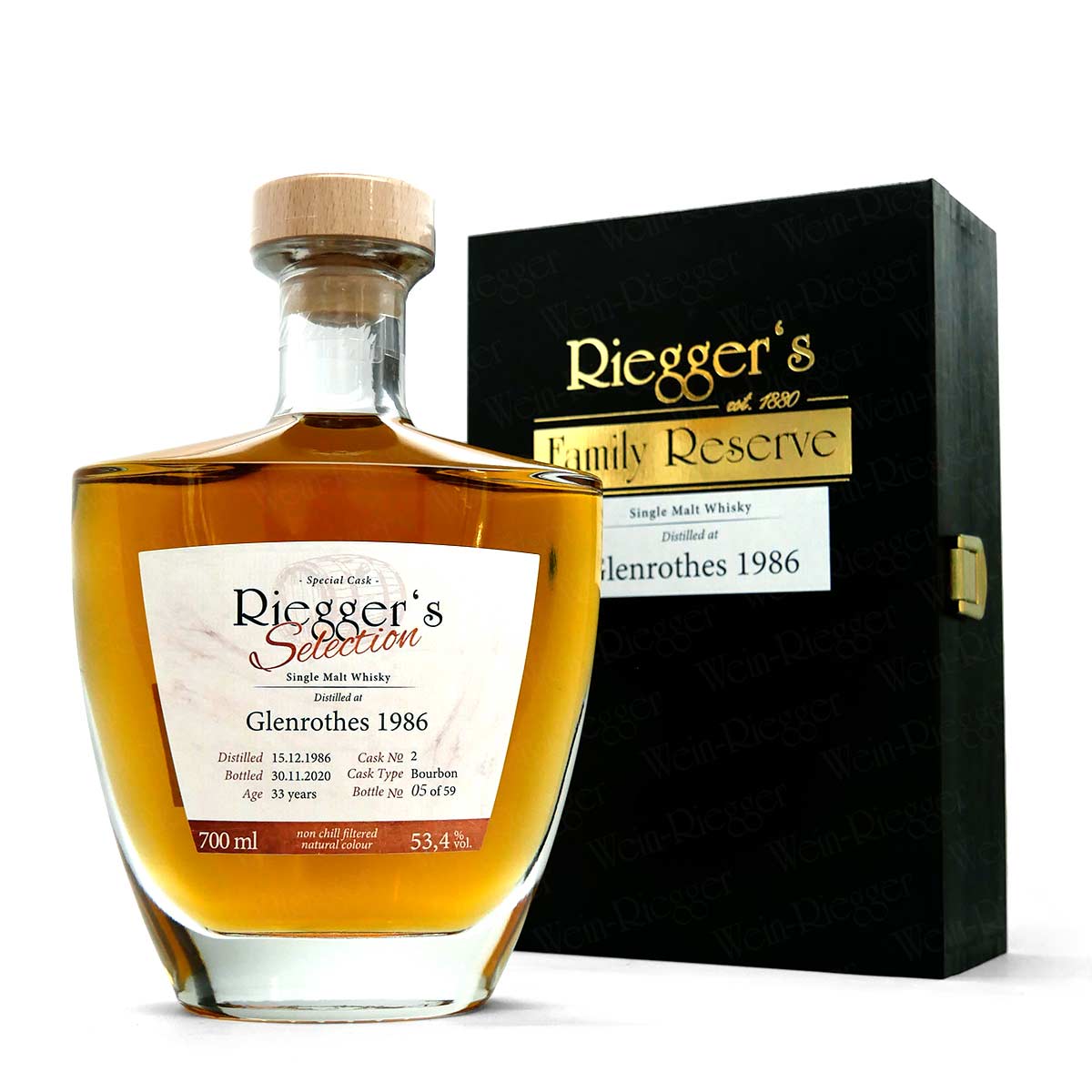 Glenrothes 1986 - Riegger's Selection Special Cask | Family Reserve