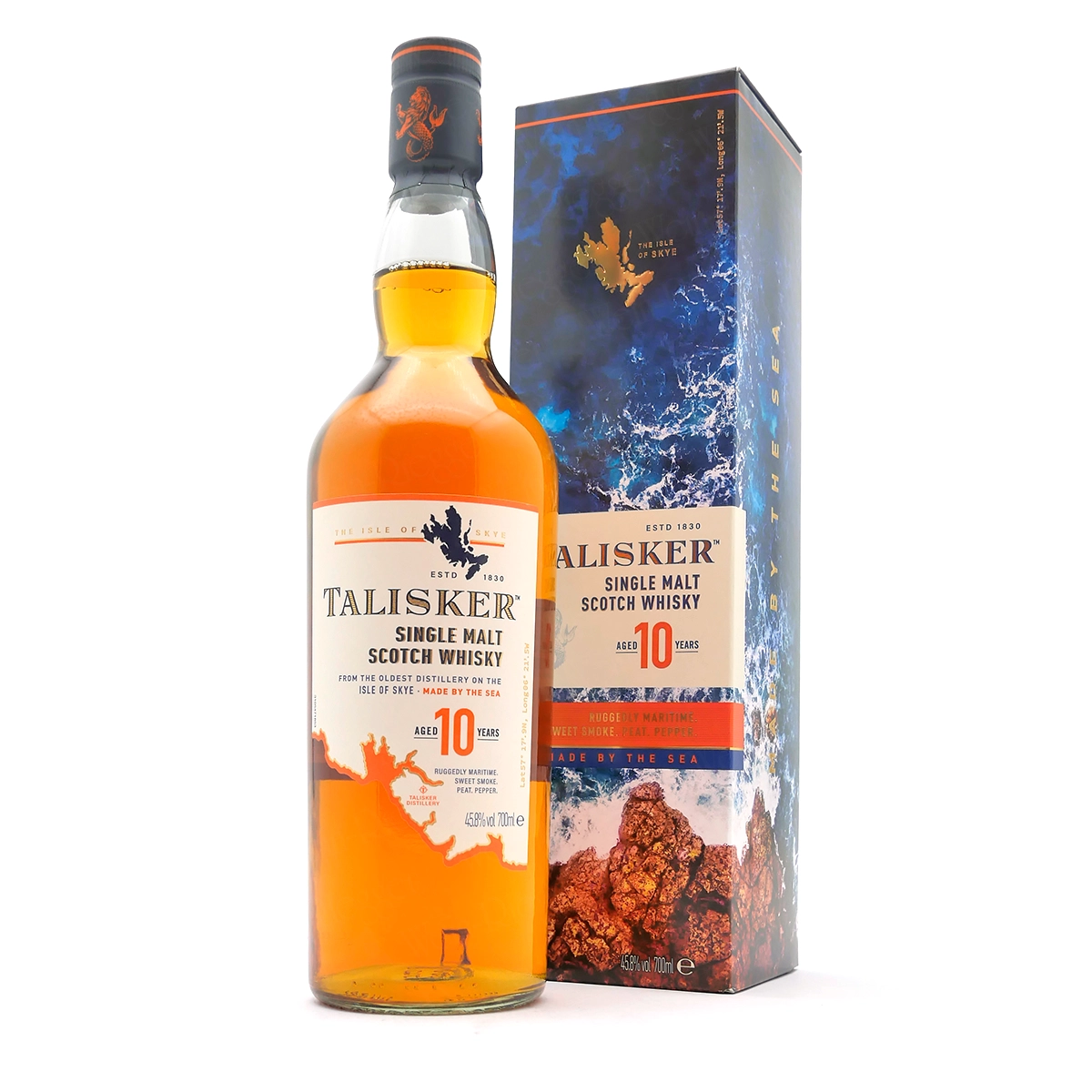 Single malt, Scotch whisky, 10 Jahre, Flasche, Insel Skye