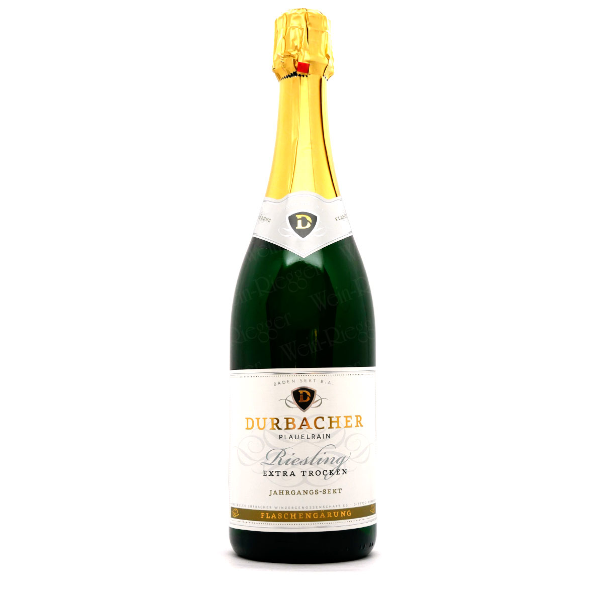 Riesling_Sekt_Extra_trocken_Durbacher_Plauelrain-09863 Riesling Sekt Extra Trocken Flaschengärung - Durbacher Plauelrain