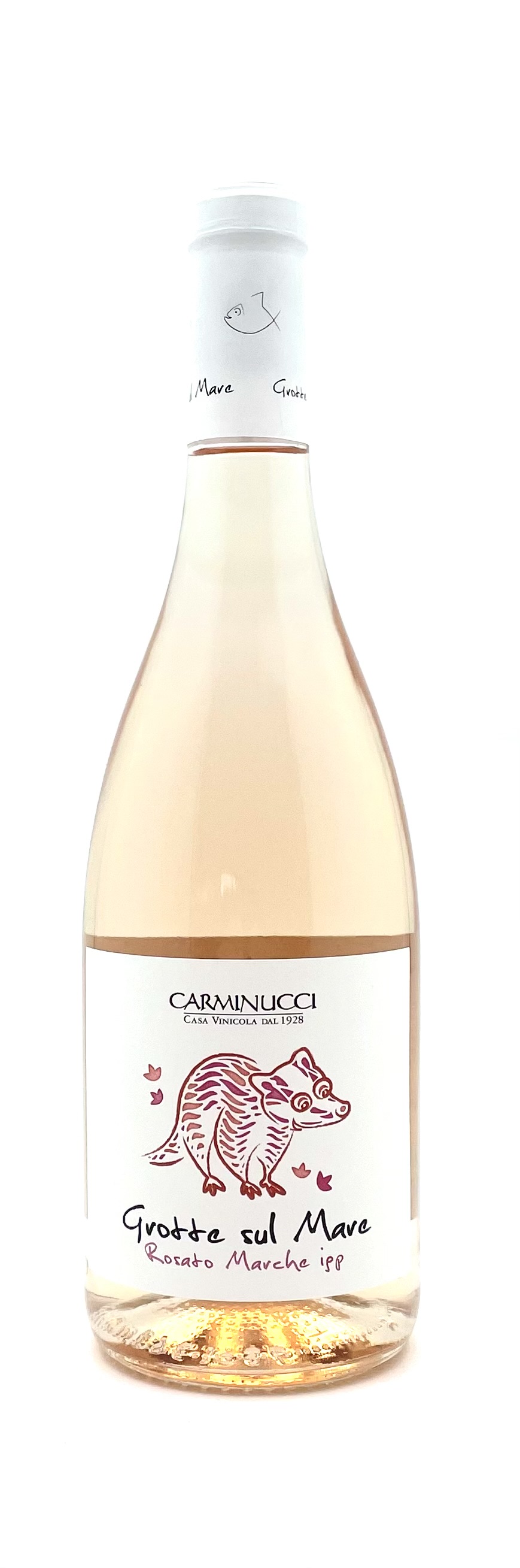 Rosé, Weißwein, Flasche, Etikett, Pig