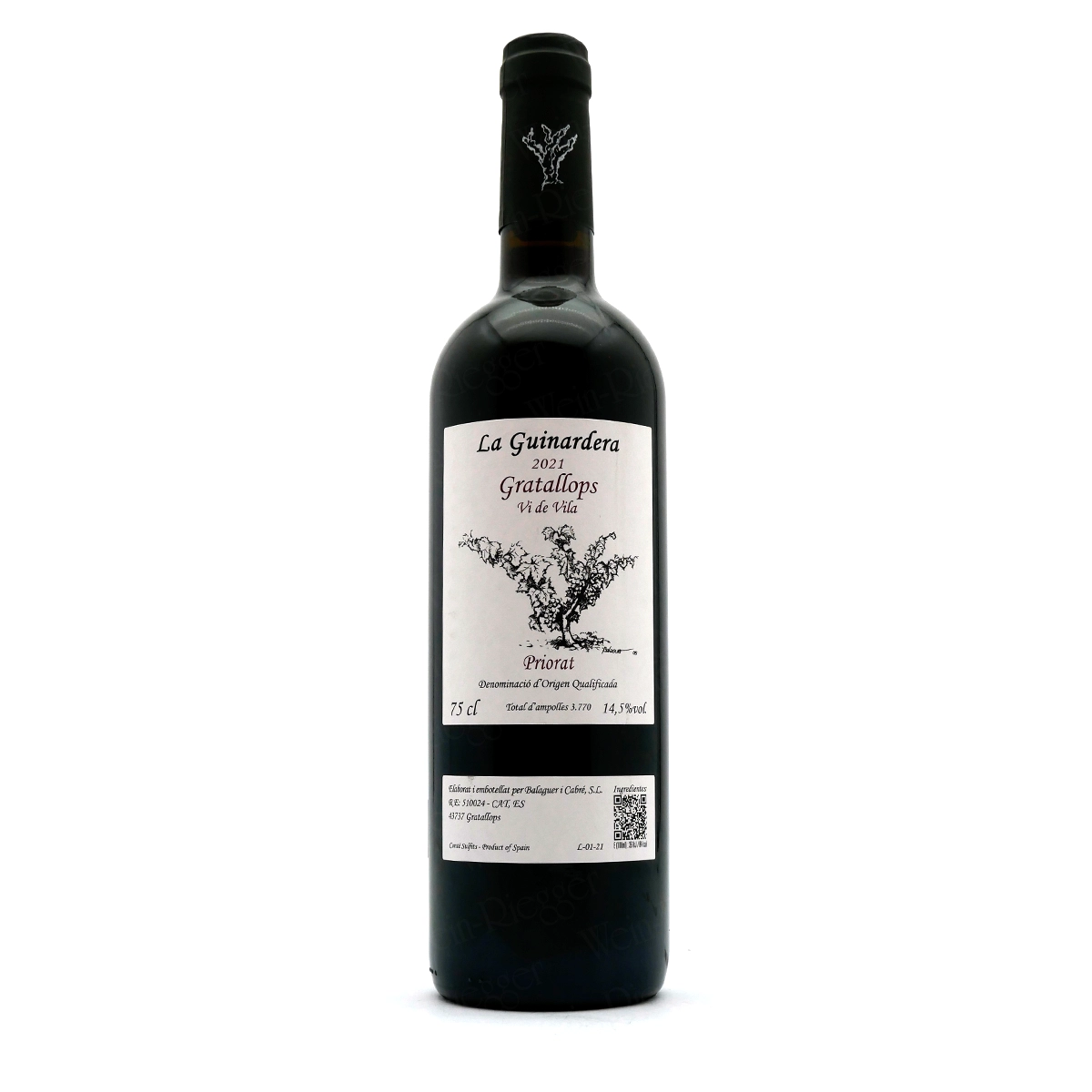 wein, flasche, rotwein, etikett, gratalops