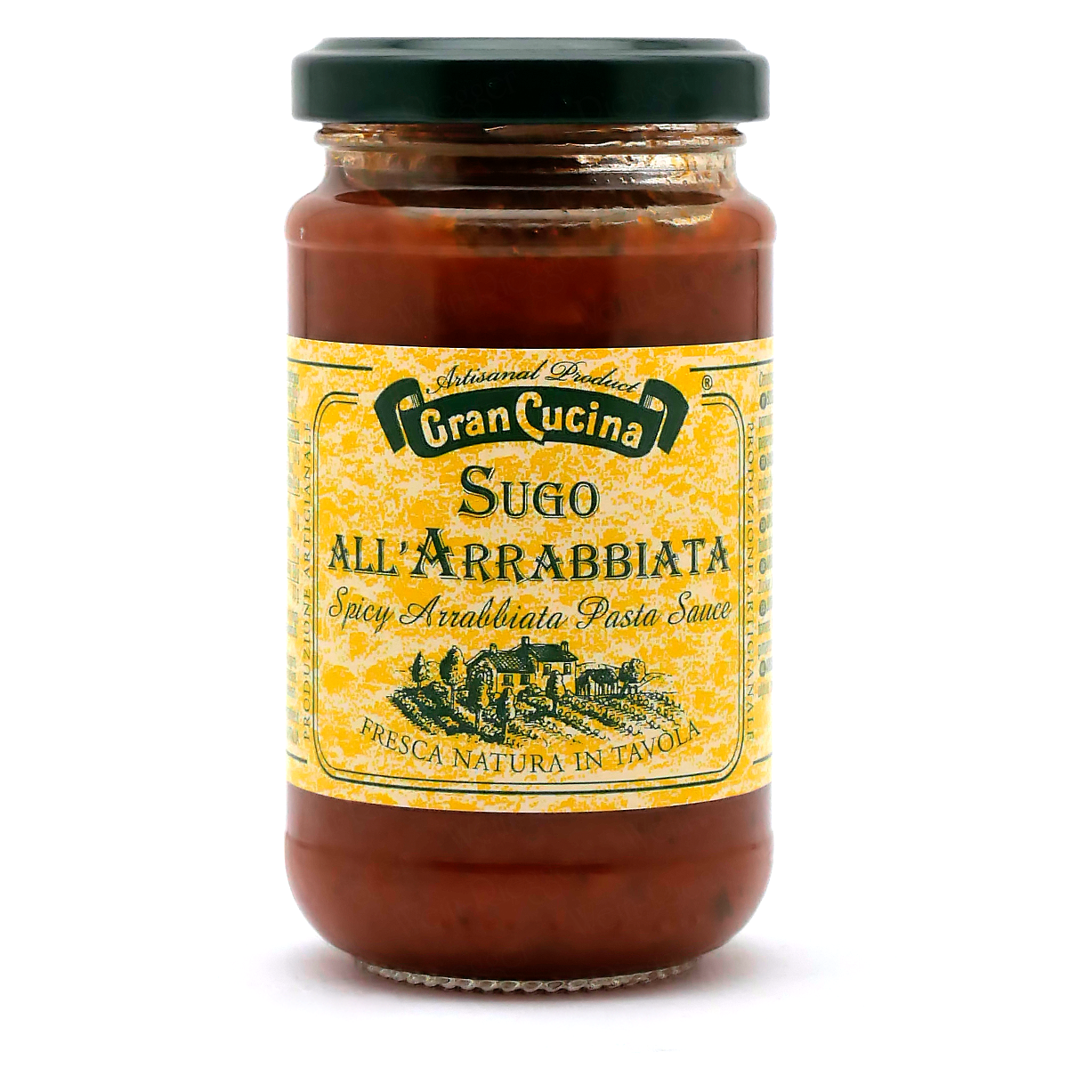Arrabbiata-Sauce, Pastasauce, Tomatensauce, scharf, Glas