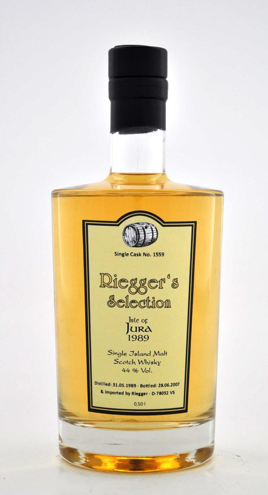 20612a Jura 1989 - Riegger's Selection (44 % vol)