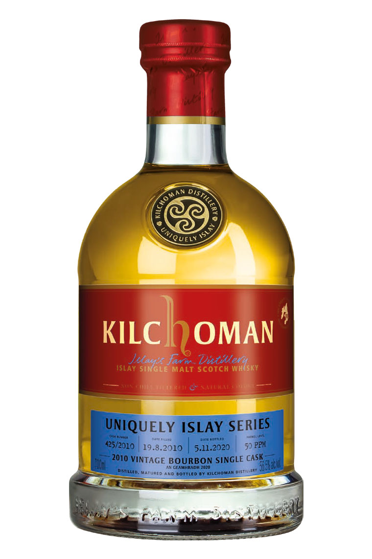 Kilchoman_2010_Bourbon_An_Geamhradh_2020_Single_Cask-425-2010_08620 Kilchoman 2010 Vintage Bourbon Single Cask 425/2010 - 56,5 % vol - An Geamhradh 2020