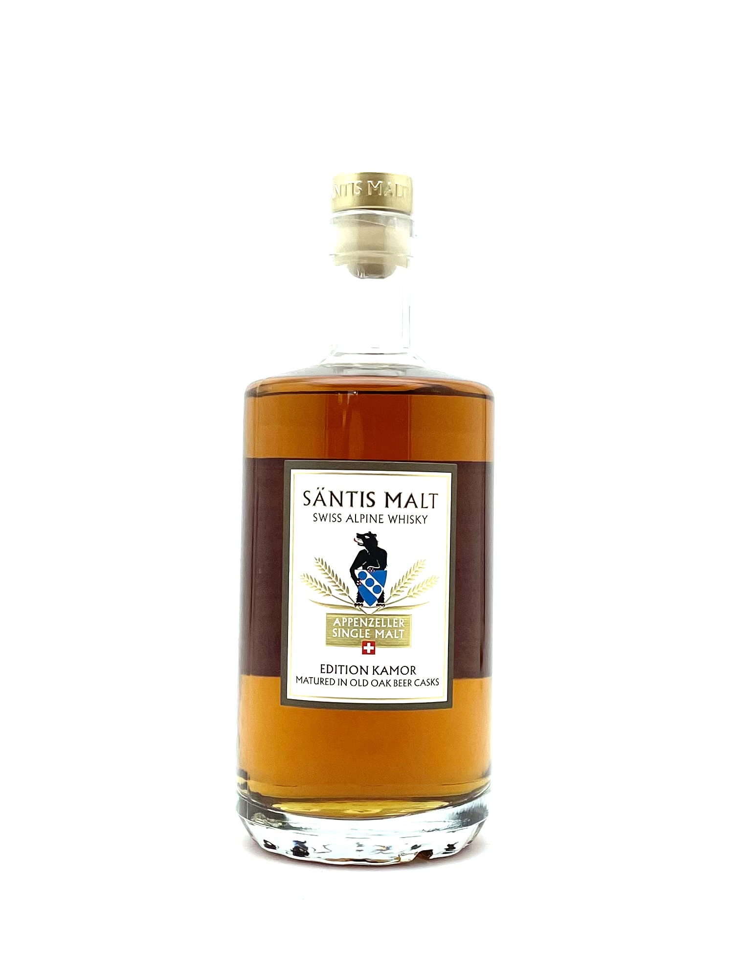 whiskey, flasche, orange-bernstein, single malt, edition Kamor