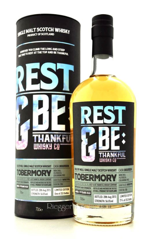 Tobermory 19 Jahre Bourbon Cask Rest & Be Thankful