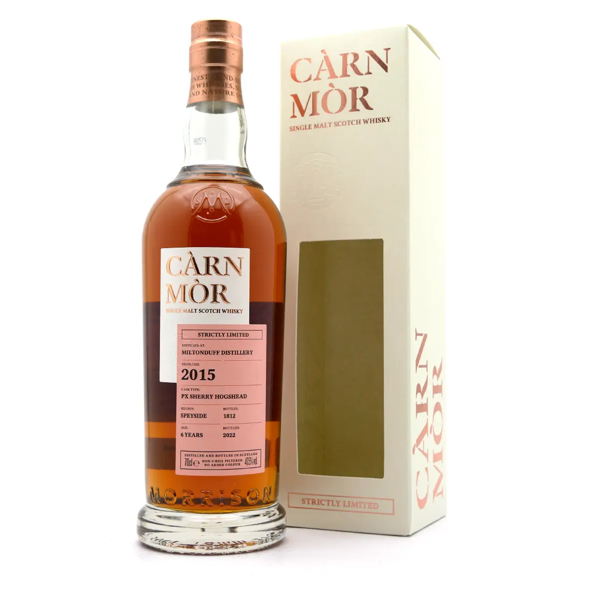 Miltonduff 6 Jahre PX Sherry 2015/2022 | Càrn Mòr