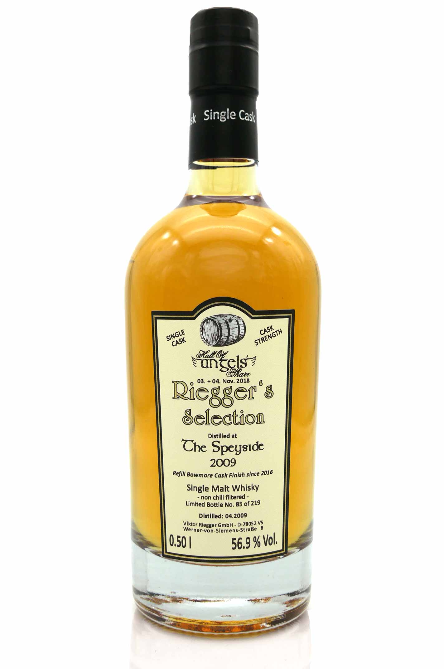 The Speyside 2009 - Riegger's Selection (56,9 % vol)