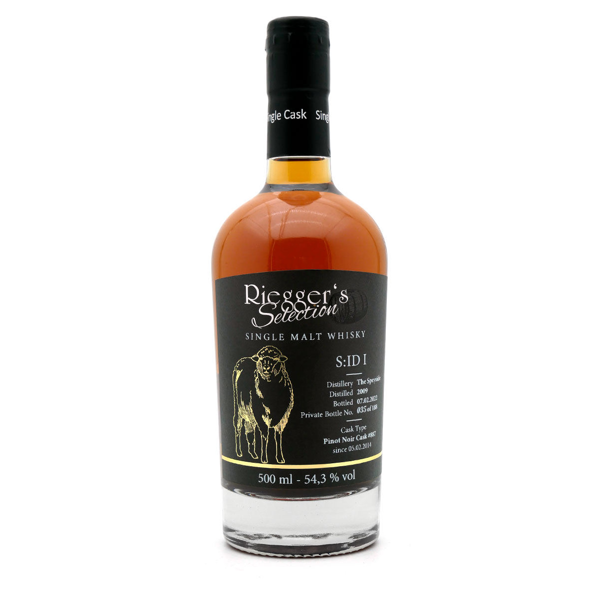 S:ID 1 - The Speyside 2009 Pinot Noir Cask - Riegger's Selection (54,3 % vol)