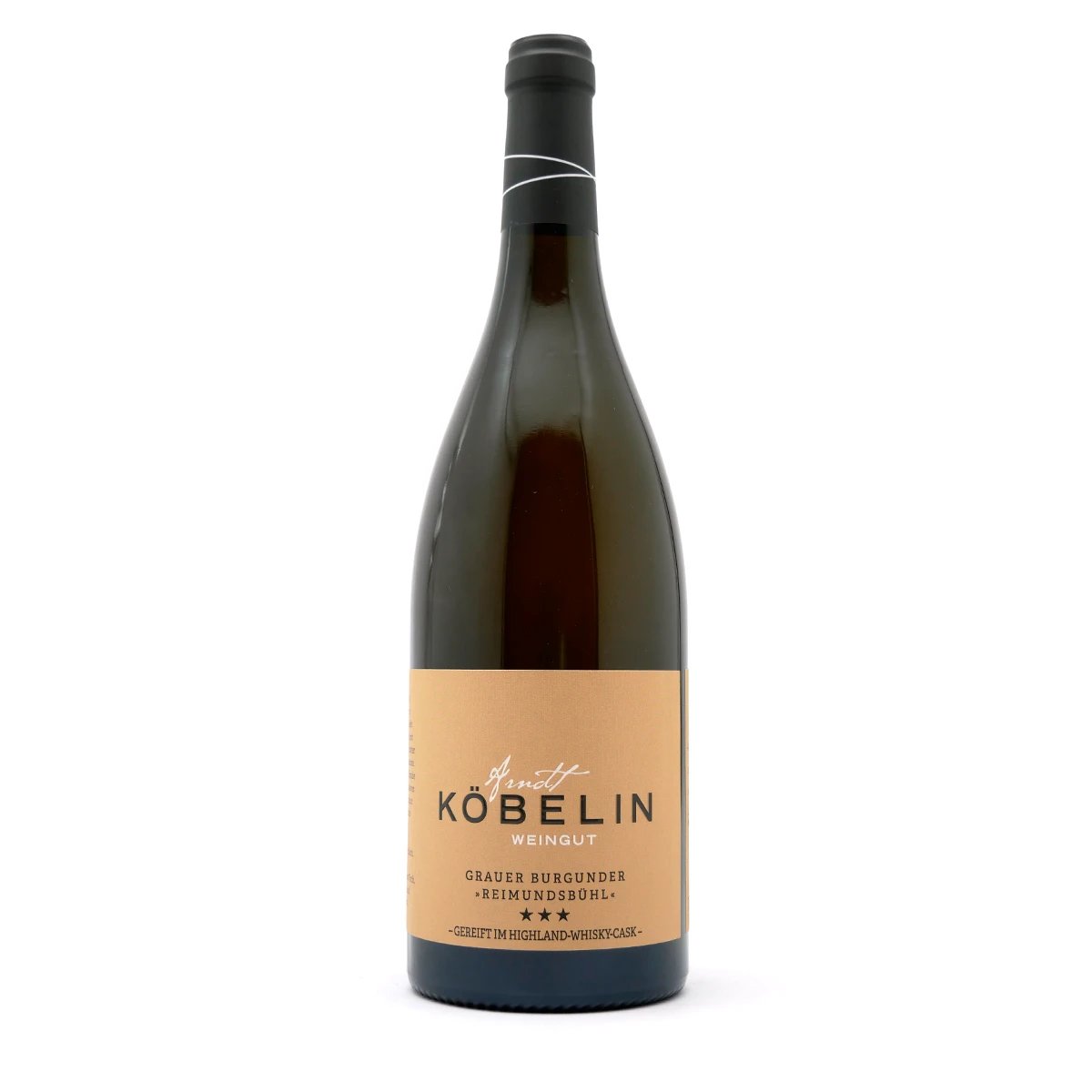 Grauer Burgunder *** WHISKY-FASS Reimundsbühl Spätlese trocken - Arndt Köbelin Grauer Burgunder *** WHISKY-FASS Reimundsbühl Spätlese trocken - Arndt Köbelin