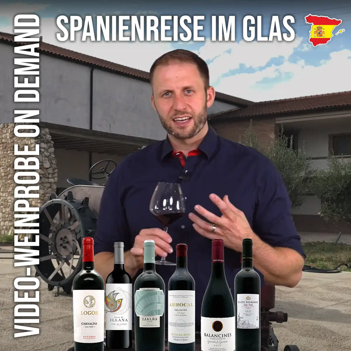 Video-Weinprobe SPANIENREISE IM GLAS 