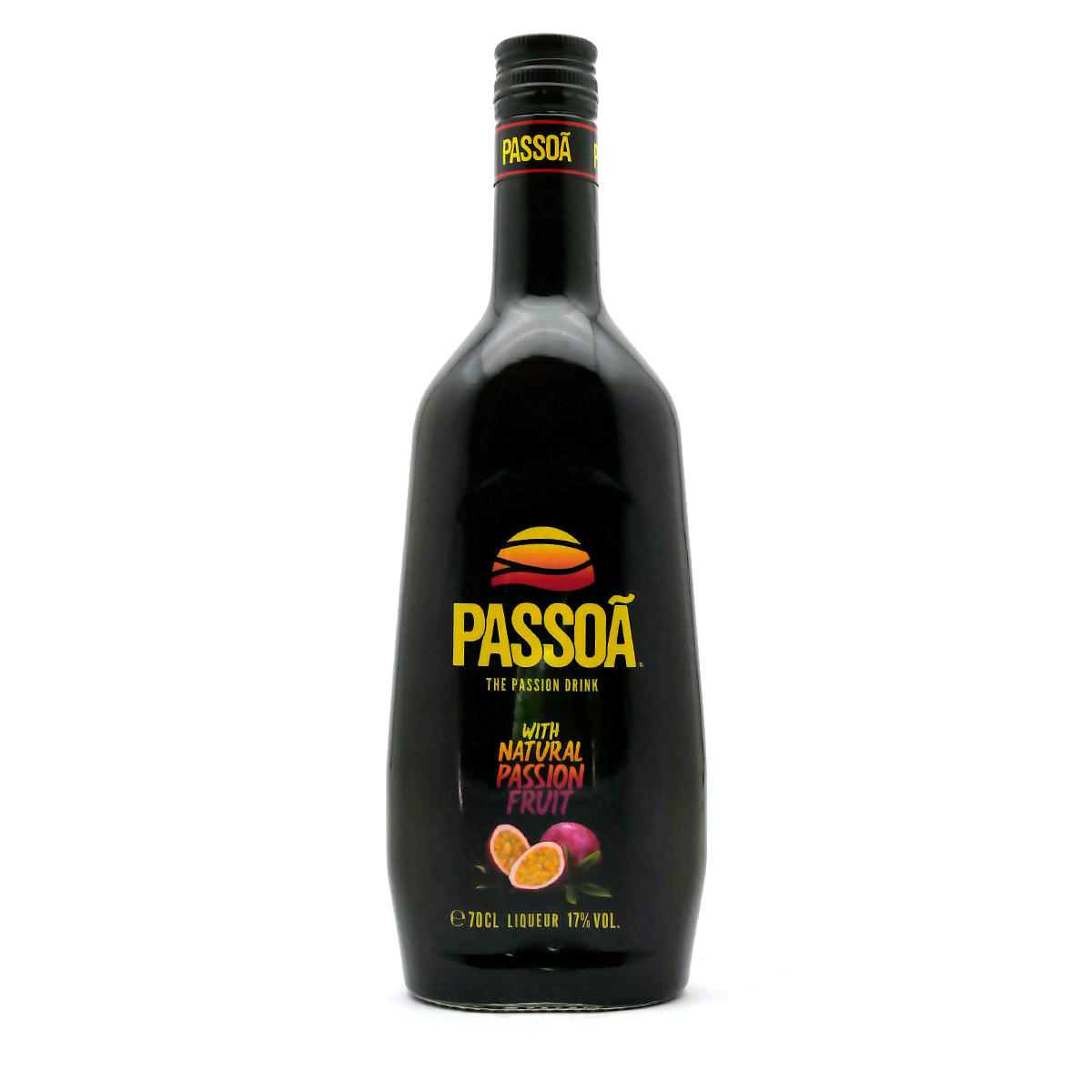 Likör, Passoa, Flasche, Schwarz, Frucht